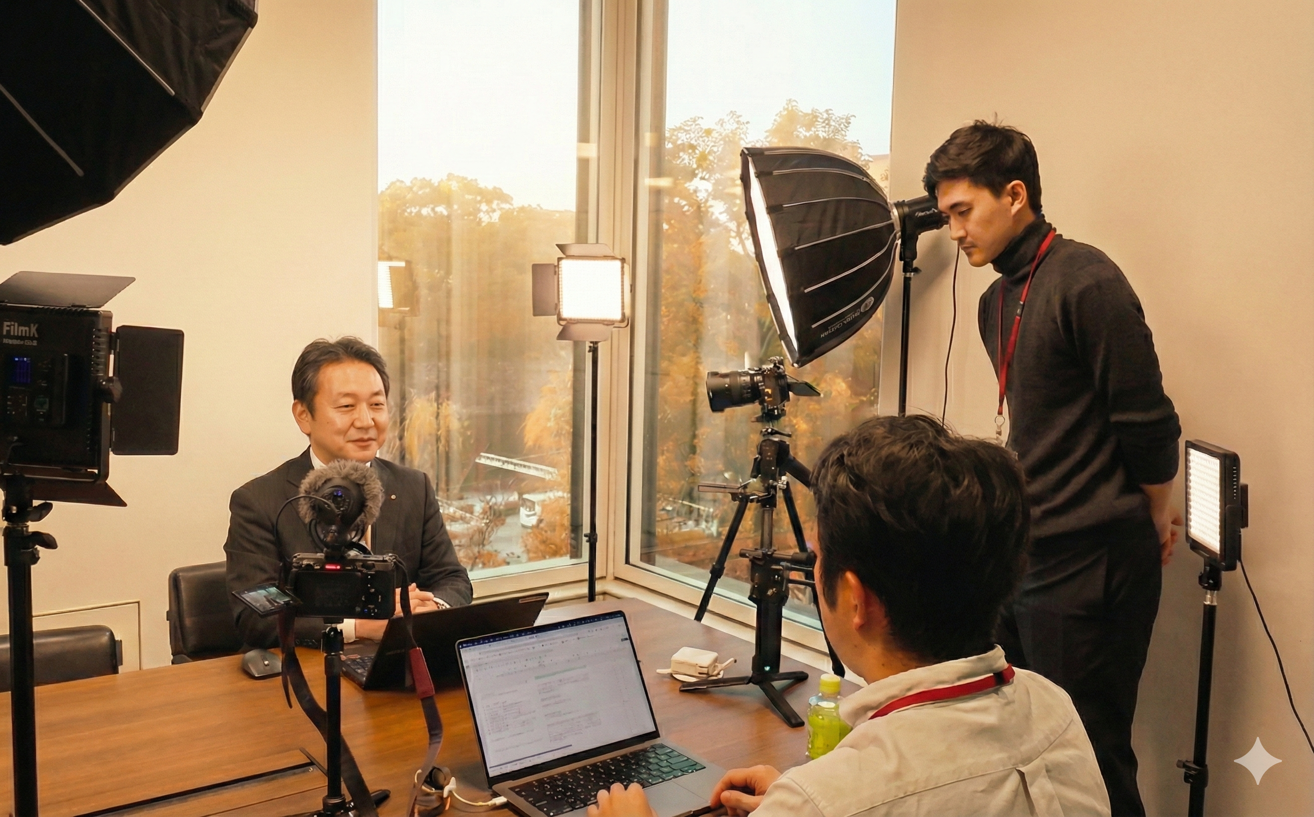 Filming process main